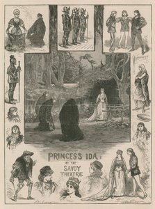 Princesa Ida no Savoy Theatre (gravura) de Henry Stephen (b.1861 fl.1880 1925) Ludlow