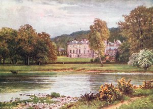 Abbotsford, Roxburghshire (litografia a cores)