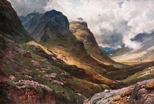 Glencoe, Argyllshire (litografia a cores)