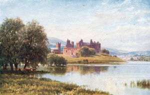 Palácio de Linlithgow (litografia a cores)