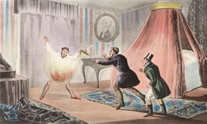"D--n este soluço!" (litografia) de Henry Thomas (after) Alken