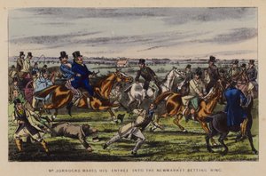 Ilustração para Jorrocks Jaunts e Jollities (cor litho) de Henry Thomas (after) Alken