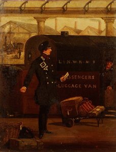 Um guarda por um L & N-W. R. Furgão de Bagagem de Henry Thomas Alken