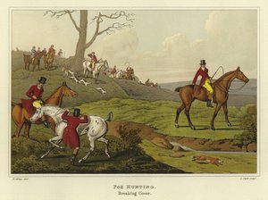 Caça à raposa (chromolitho)