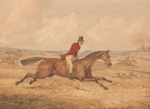 Acompanhando um Pico de Bofetadas de Henry Thomas Alken