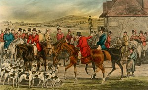 O Sr. Jorrocks apresenta o Yorkshireman ao Surrey, 1838 de Henry Thomas Alken