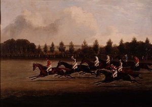 Início do Doncaster St. Leger de Henry Thomas Alken
