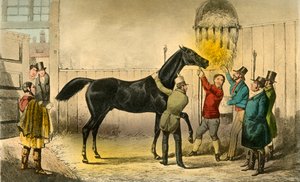 O Barão cultiva seu Molhado, 1838 de Henry Thomas Alken