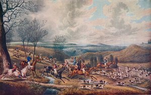 A perseguição dos roebuck, 1834 de Henry Thomas Alken