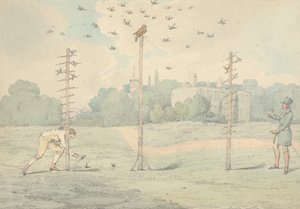 «Os desportos nacionais da Grã-Bretanha», 1821: contrabando de lã de Henry Thomas Alken