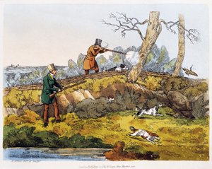 Caça ao galo da floresta de Henry Thomas Alken