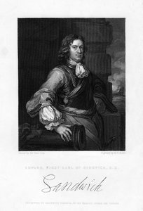 Edward Montagu, 1º conde de Sandwich, oficial da Marinha inglesa, século XIX