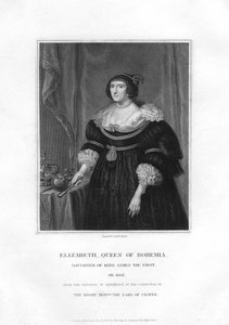 Elizabeth, Electress Palatine e Rainha da Boêmia, 1834. de Henry Thomas Ryall