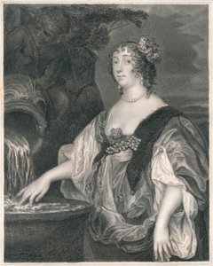 Lucy Percy, condessa de Carlisle, c1635-1637, início do século XIX. de Henry Thomas Ryall
