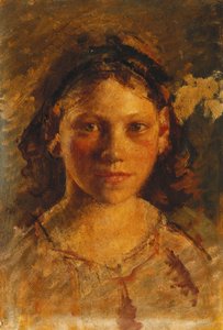 Cabeça de menina de Henry Tonks