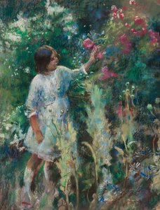 No jardim, c.1900 de Henry Tonks