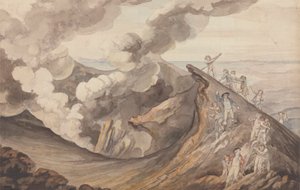 A Ascensão do Vesúvio de Henry Tresham
