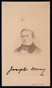 Retrato de Joseph Henry 1797-1878, 1868.