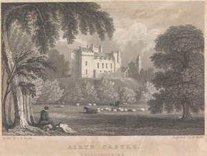 Airth Castle, Stirlingshire; página 4 (Volume Um) de Henry Wallis