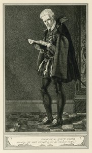 Frontispício para A Duquesa de Malfi e o Diabo Branco por John Webster (litho)