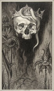 Ilustração da Duquesa de Malfi e O Diabo Branco, duas peças de John Webster (1580 - 1634), pub.1930