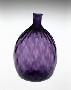 Garrafa de bolso de Henry William (attr.to) Stiegel
