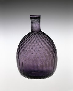 Garrafa de bolso de Henry William (attr.to) Stiegel