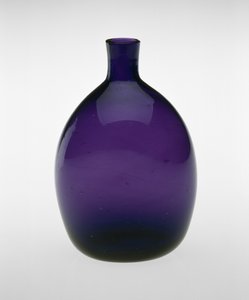 Garrafa de bolso de Henry William (attr.to) Stiegel