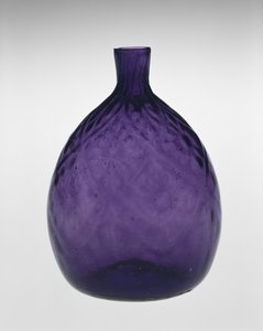 Garrafa de bolso de Henry William (attr.to) Stiegel