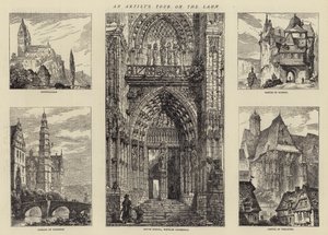 Um tour do artista no Lahn de Henry William Brewer