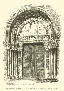 Porta da Igreja da Abadia, Nantua (gravura) de Henry William Brewer