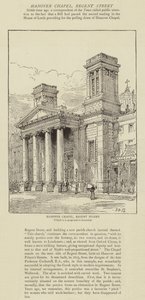 Capela de Hanover, Regent Street de Henry William Brewer