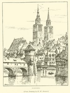 Nuremberga (gravura) de Henry William Brewer