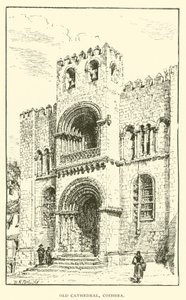 Sé Velha, Coimbra (gravura) de Henry William Brewer