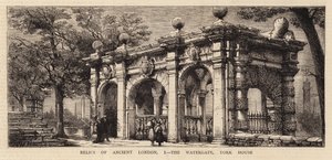 Relíquias da antiga Londres, eu, o Watergate, York House de Henry William Brewer