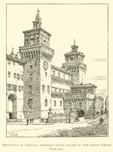 O Castelo de Ferrara, antigo Palácio Ducal da Família D