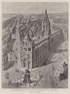 A melhoria de Londres, a abertura do shopping de Henry William Brewer