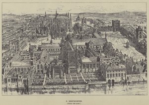 Westminster, do leste de Henry William Brewer