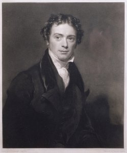 Retrato de Michael Faraday (1791-1867) gravado por Samuel Cousins (1801-1887) 1830