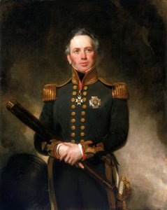 Retrato do contra-almirante Sir Edward Brace (ca. 1769-1843), que se distinguiu na Marinha britânica nas frentes mediterrânicas durante as guerras revolucionárias francesa (1792-1802) e napoleónica (1803-1815) de Henry William Pickersgill