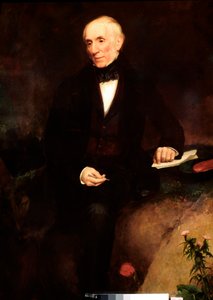 Retrato de William Wordsworth (1770-1850) Pintura Poeta Britânica de Henry William Pickersgill (1782-1875) Londres do século XIX, Galeria Nacional de Retratos
