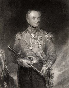 Sir Rowland Hill, gravado por WH Mote, da &39;National Portrait Gallery, Volume IV&39;, publicado em 1820 (lito) de Henry William Pickersgill