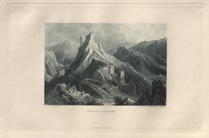 A pitoresca e romântica Renânia: Altenahr Castle, 1928.