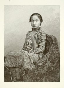 Uma jovem mulher javanesa de Henry Wolf