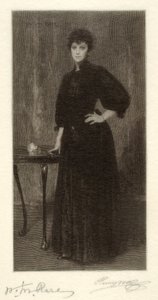 Uma senhora de preto de Henry Wolf
