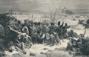 Marechal Ney Sustentando a Guarda Traseira do Grande Exército, 1812, 1896.