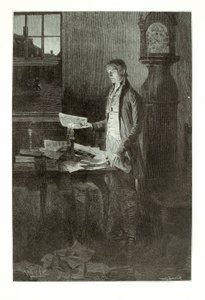 Thomas Jefferson, redação da Declaração de Independência de Henry Wolf