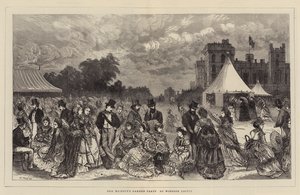 Festa de jardim de sua majestade no Castelo de Windsor
