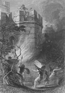 Morte de Roderic ODonnell em Inch Castle, Donegal