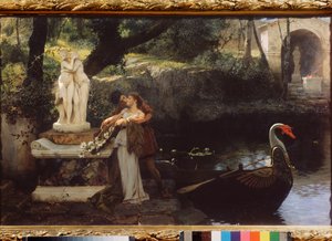 Seguindo o exemplo dos Deuses. Pintura por Henryk Siemiradzki (1843-1902), óleo sobre tela